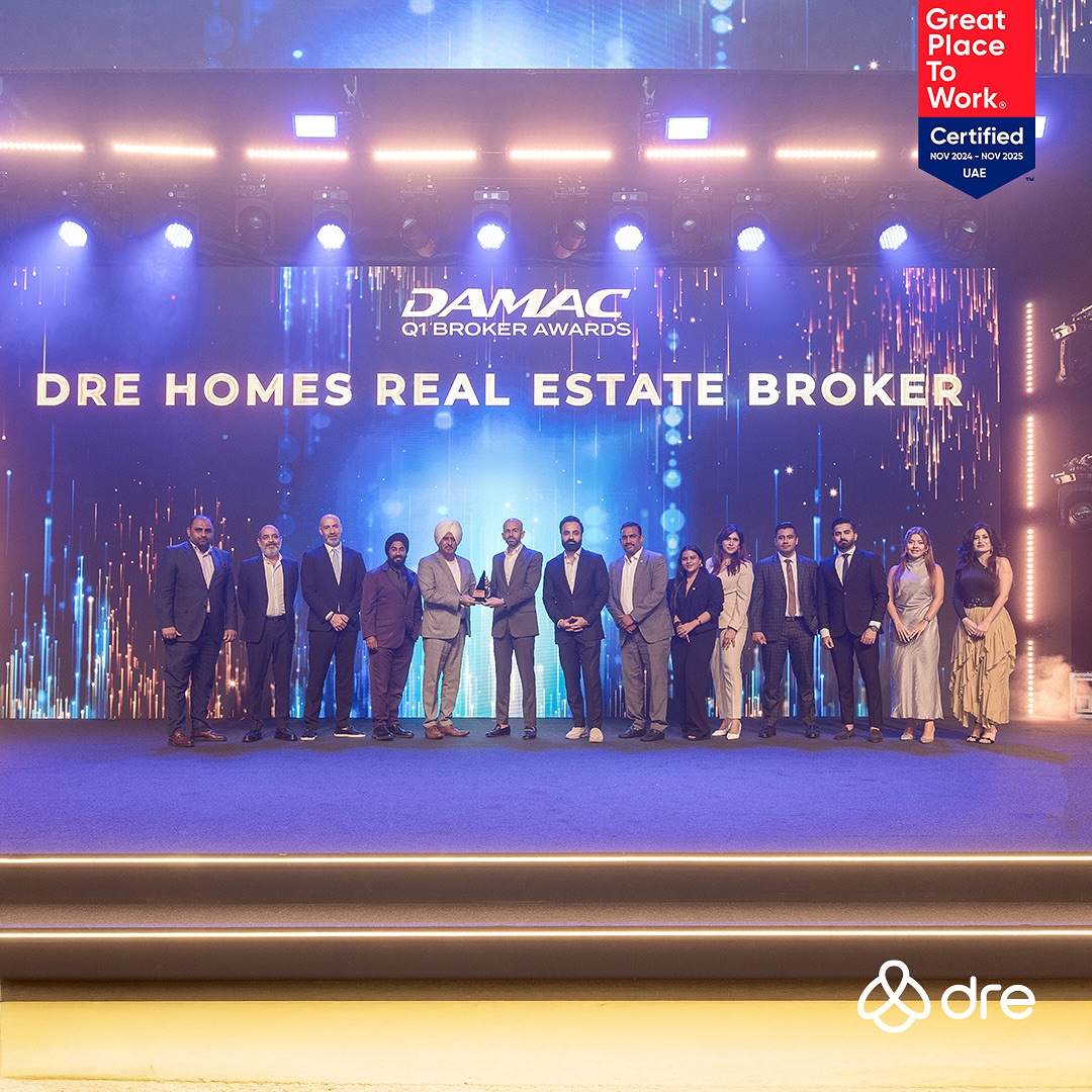 Dre Recognised Among Top UAE Agencies at Damac Q1 Broker Awards 2025	